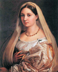 La Velata (femme voilée), Raphael. (Galerie Palatine, Palazzo Pitti)
