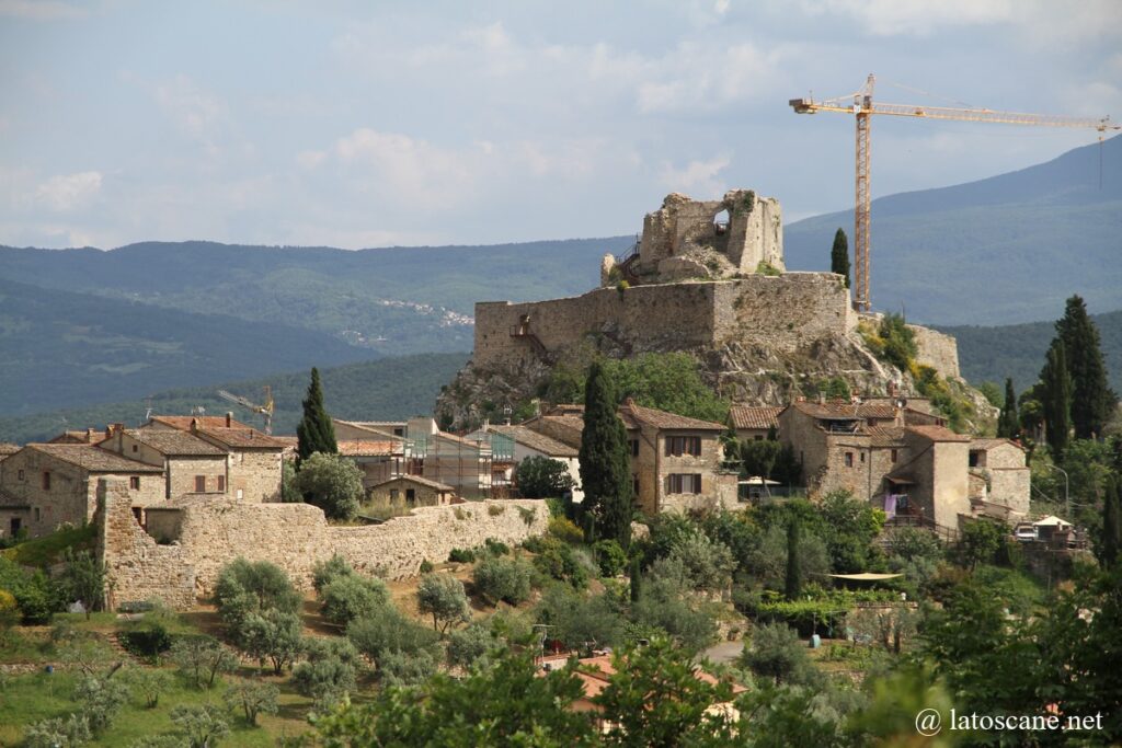 Vue sur Castiglione d'Orcia