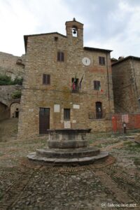 Photo des ruelles de Castiglione d'Orcia