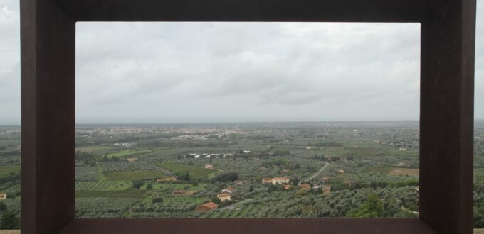 Vue du belvédère de Castagneto Carducci