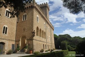 Photo de l'extérieur du château Pasquini à Castiglioncello