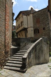 Photo des rues du centre historique de Cortone