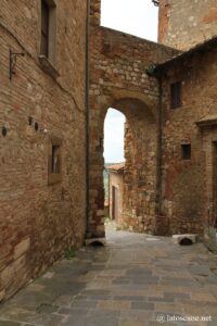 Photo des rues du centre historique de Montepulciano