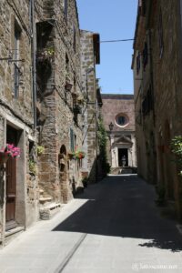 Photo du centre historique de Pitigliano