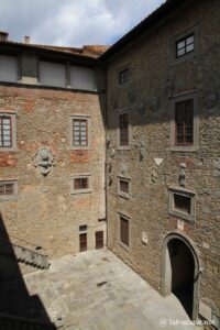 Vue de la cour du musée MAEC de Cortone