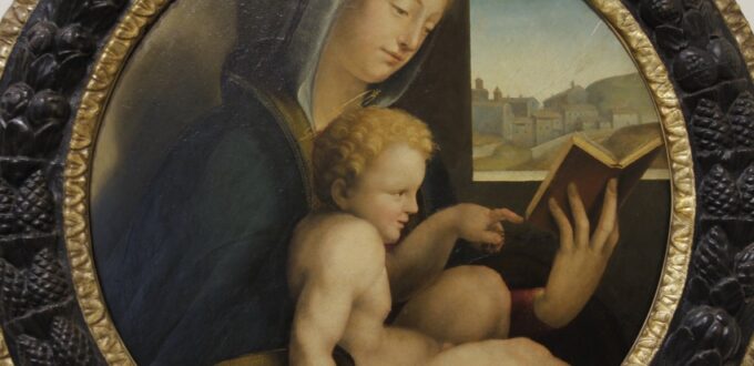 Foto della Madonna col bambino, il Beccafumi