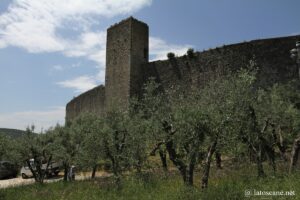 Photo de l'enceinte de Monteriggioni