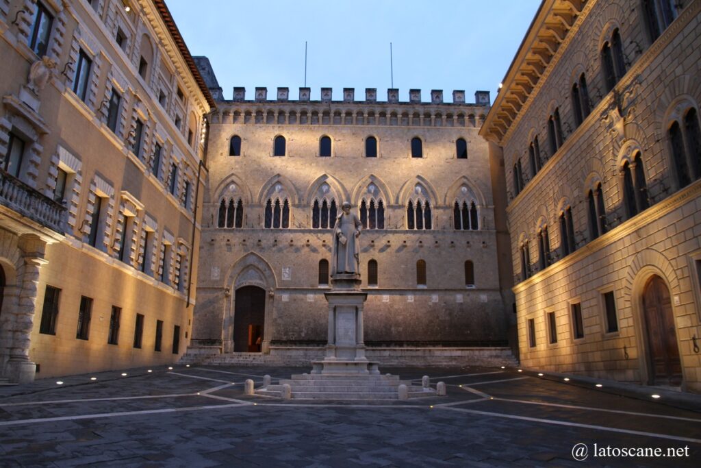 Photo du palais Salimbeni à Sienne