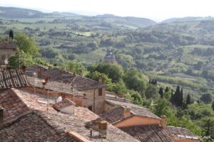 Vue panorama depuis Montepulciano