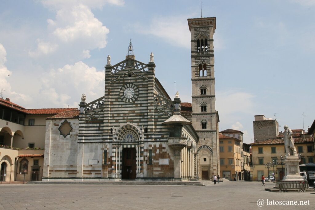 Vue de la Piazza del Duomo à Prato