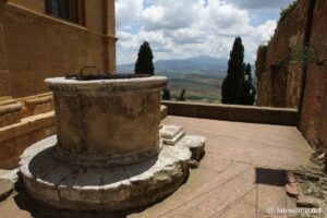 Vue de la promenade panoramique à Pienza