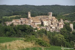 Vue sur San Casciano dei Bagni