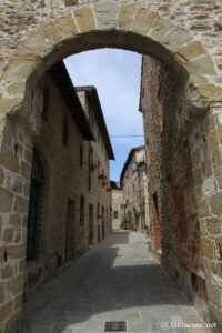 Photo du bourg de San Gusmé, Chianti