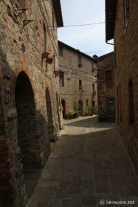 Photo du bourg de San Gusmé, Chianti