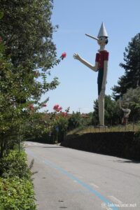 Statue de Pinocchio à Collodi