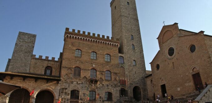 Foto della Piazza Duomo, San Gimignanio