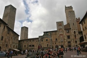 Photo de la Place de la CIterne, San Gimignano