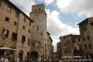 Photo de la Place de la CIterne, San Gimignano