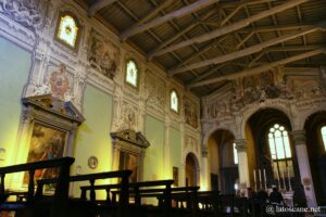 Vue de l'intérieur de San Domenico à San Miniato