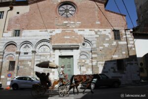 Façade de San Nicola à Pise