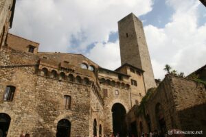 Photo des rues de San Gimignano