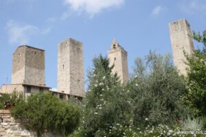 Photo des rues de San Gimignano