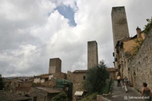 Photo des rues de San Gimignano