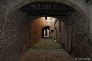 Vue du centre historique de Buonconvento