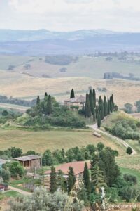 Point de vue Podere du Val d'Orcia près de San Quirico