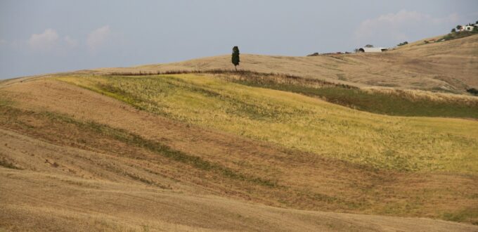 Panorama des Crete Senesi en Toscane