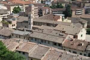 Panorama sur Colle val d'Elsa, città bassa