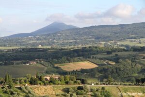 Photo du panorama depuis Chianciano en Toscane