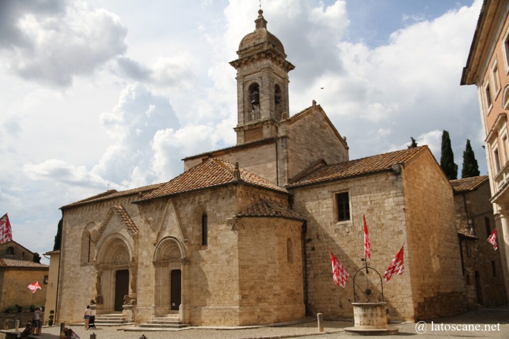 Vue de la Collégiale des Santi Quirico e Giulitta