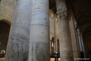 Colonnes de Sant'Antimo en Toscane