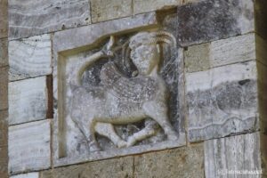 Image de sculptures à Sant'Antimo en Toscane