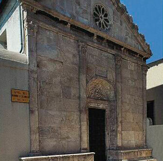 Photo de la chapelle de la citadelle à Piombino