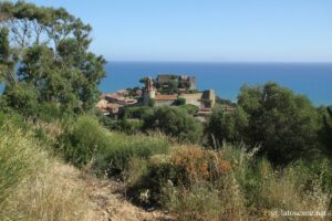 Panorama sur Castiglione della Pescaia et la côte