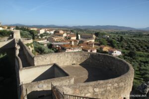 Panorama depuis les murs de Magliano in Toscana