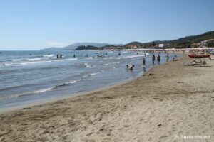 Vue de la plage de Castiglione della Pescaia