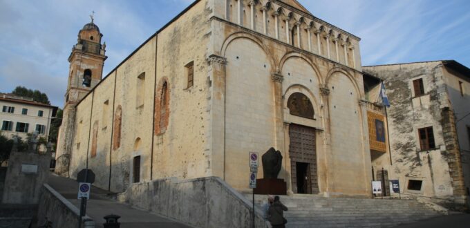 View of the Piazza Giosue Carducci in Pietrasanta